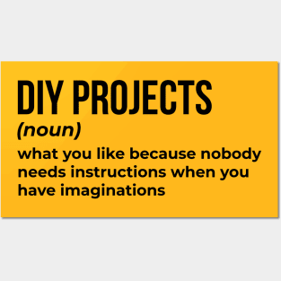 DIY Projects - Funny Definition (2) Posters and Art